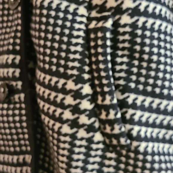 Ike behar coat blk and white hounds tooth size med - Picture 3 of 10